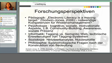 Still medium 2008 web 2 0 in der lehre panke wedekind good tags bad tags